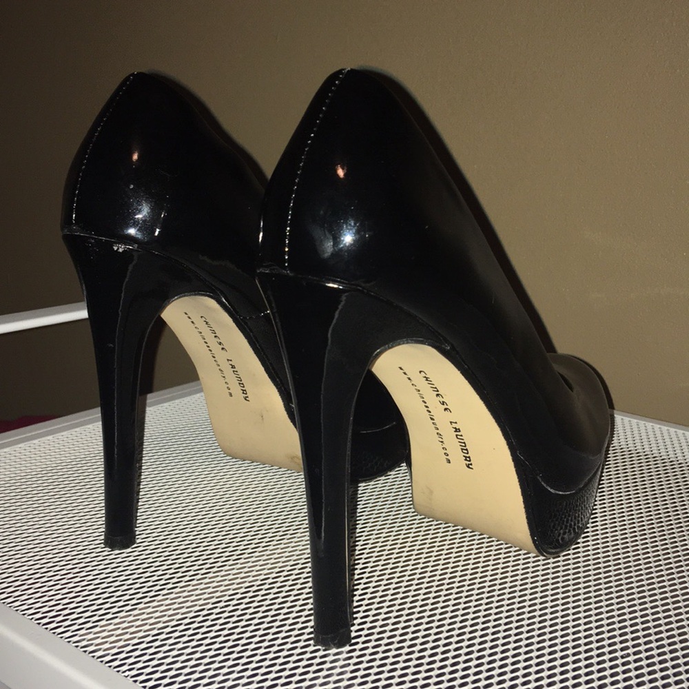 Black Platform Heels